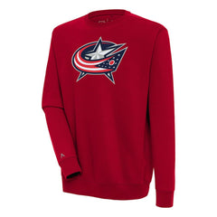 NHL Columbus Blue Jackets Antigua Victory Pullover Sweatshirt - Red