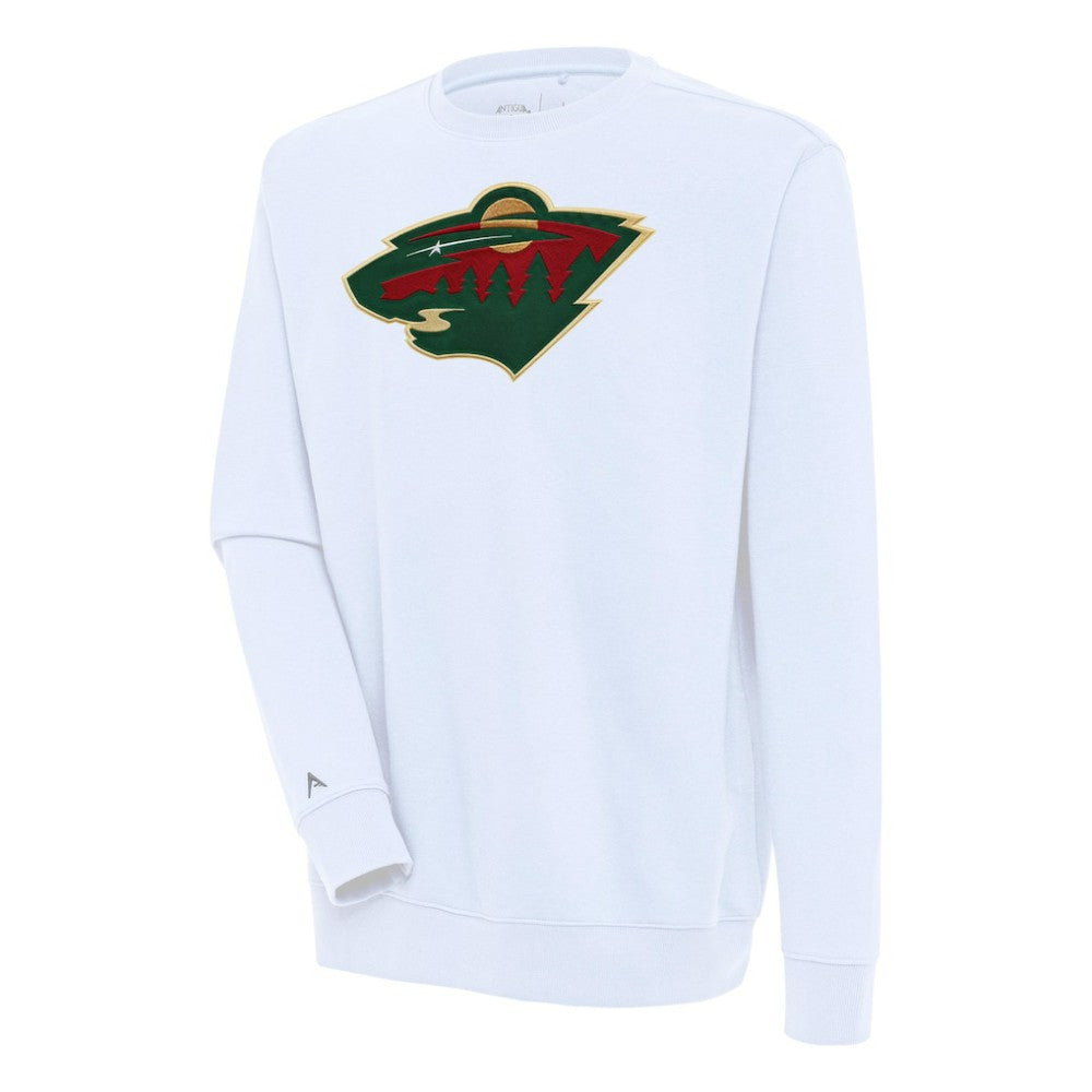 NHL Minnesota Wild Antigua Victory Pullover Sweatshirt - White