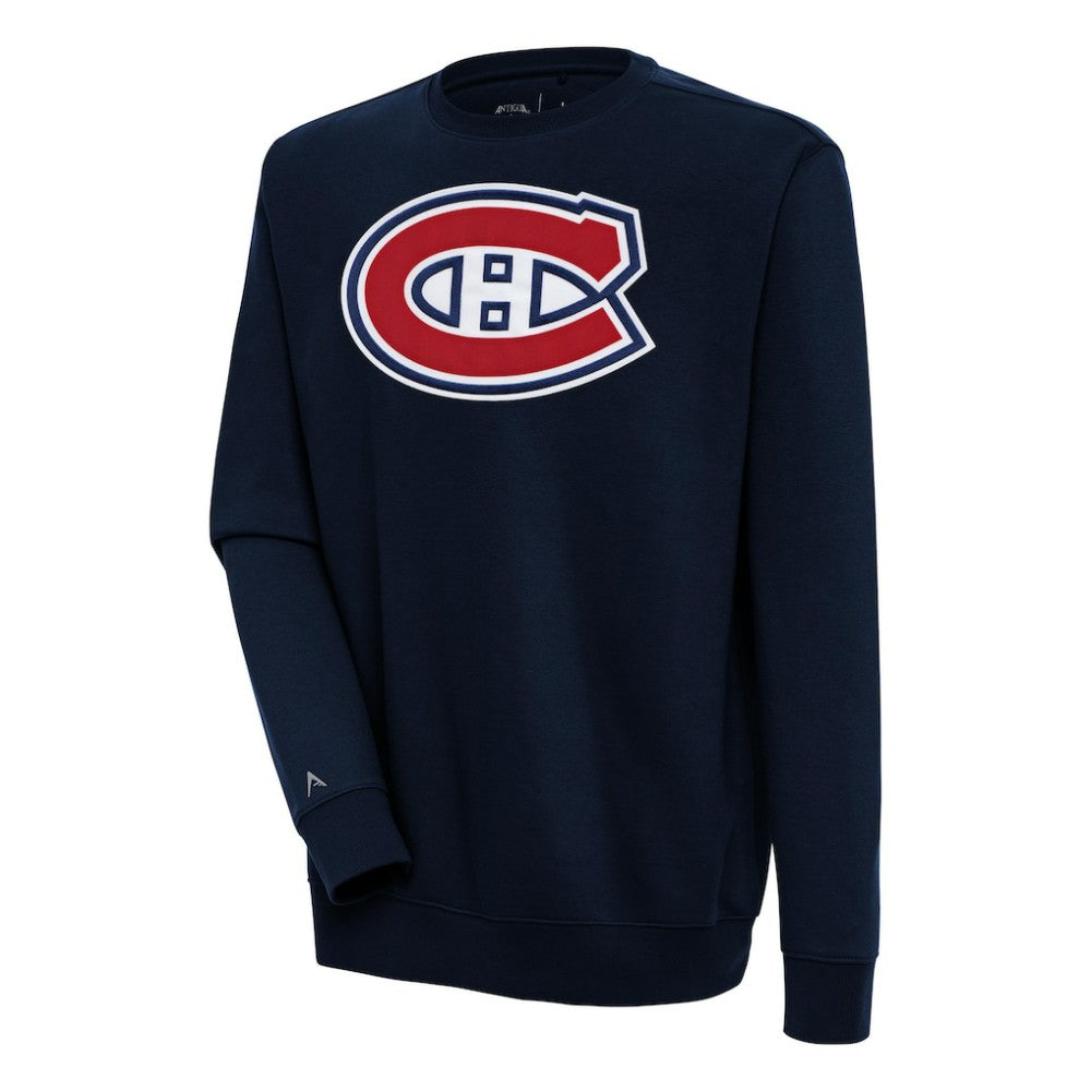 NHL Montreal Canadiens Antigua Victory Pullover Sweatshirt - Navy