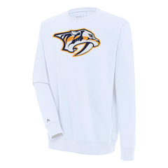 NHL Nashville Predators Antigua Victory Pullover Sweatshirt - White