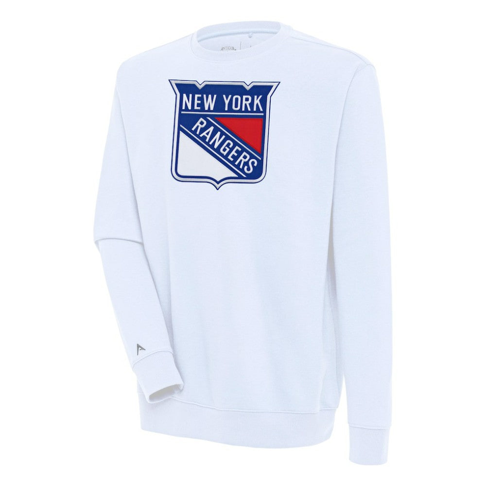 NHL New York Rangers Antigua Victory Pullover Sweatshirt - White