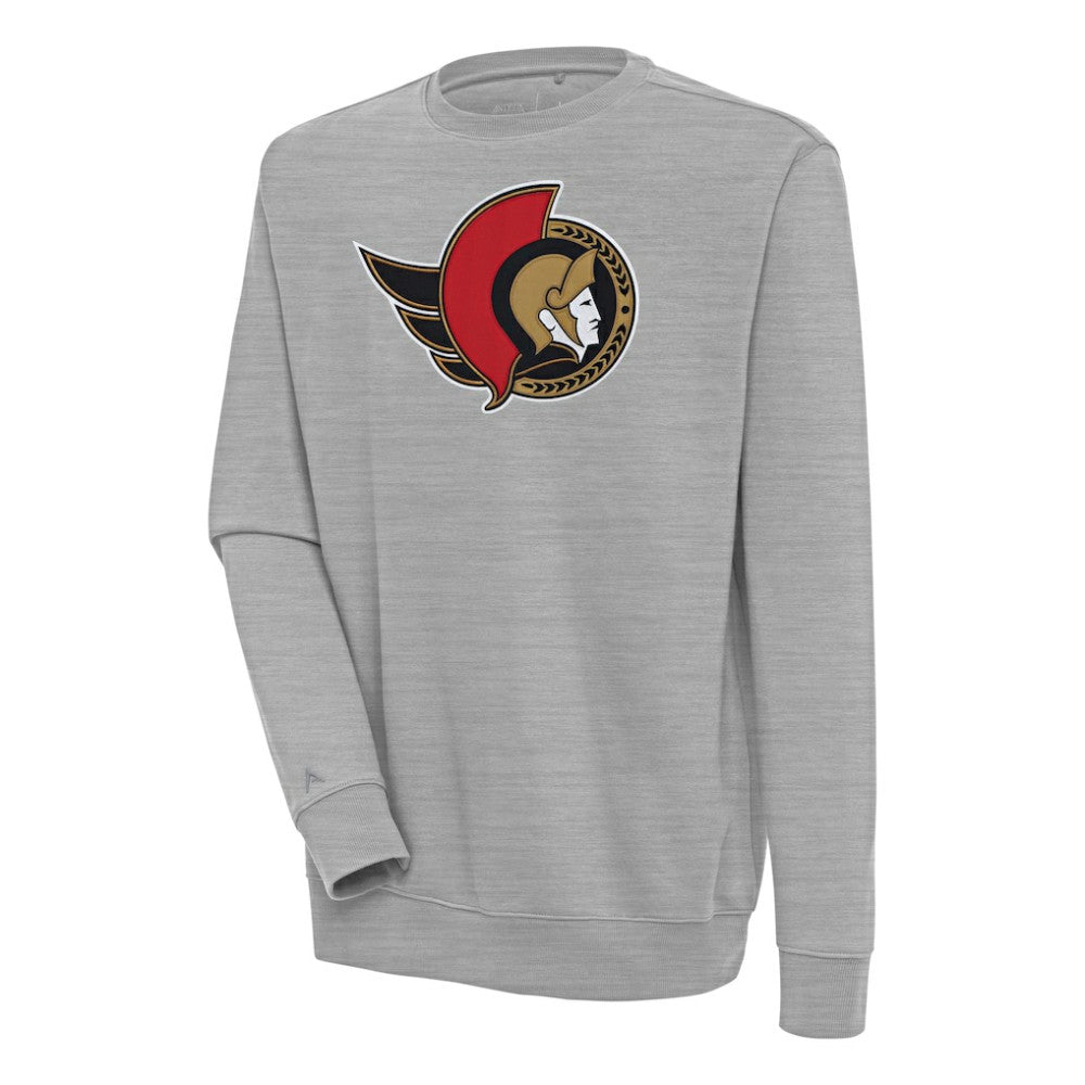 NHL Ottawa Senators Antigua Victory Pullover Sweatshirt - Heather Gray