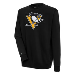 NHL Pittsburgh Penguins Antigua Victory Pullover Sweatshirt - Black