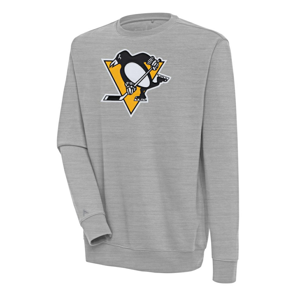 NHL Pittsburgh Penguins Antigua Victory Pullover Sweatshirt - Heather Gray