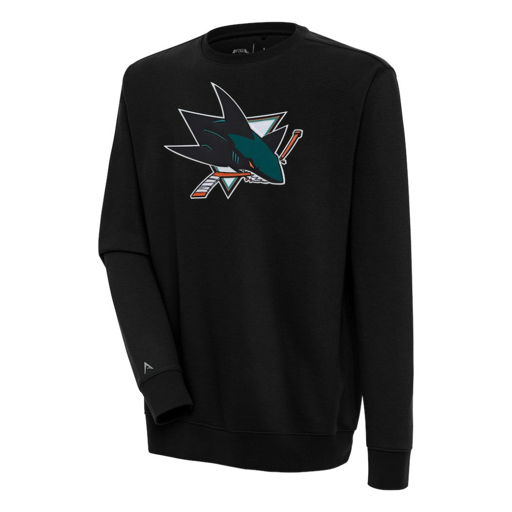 NHL San Jose Sharks Antigua Victory Pullover Sweatshirt - Black