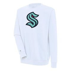 NHL Seattle Kraken Antigua Victory Pullover Sweatshirt - White