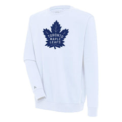 NHL Toronto Maple Leafs Antigua Victory Pullover Sweatshirt - White