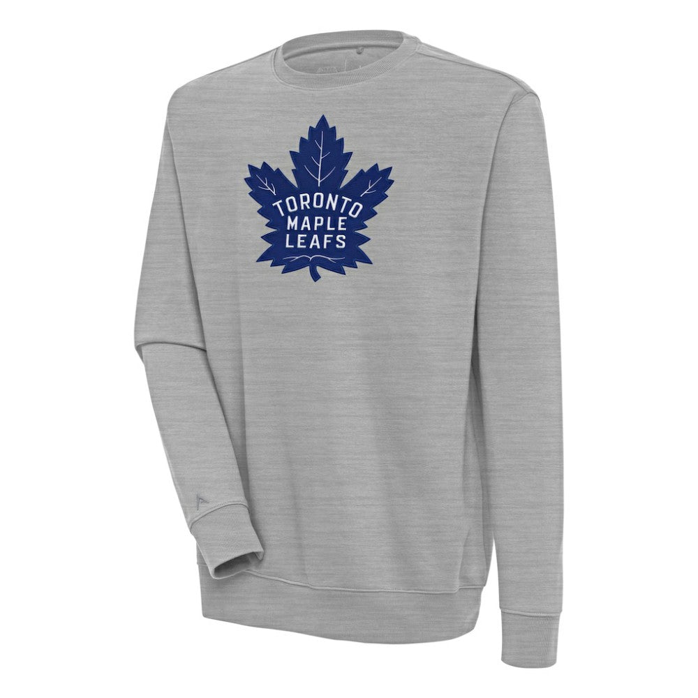 NHL Toronto Maple Leafs Antigua Victory Pullover Sweatshirt - Heather Gray