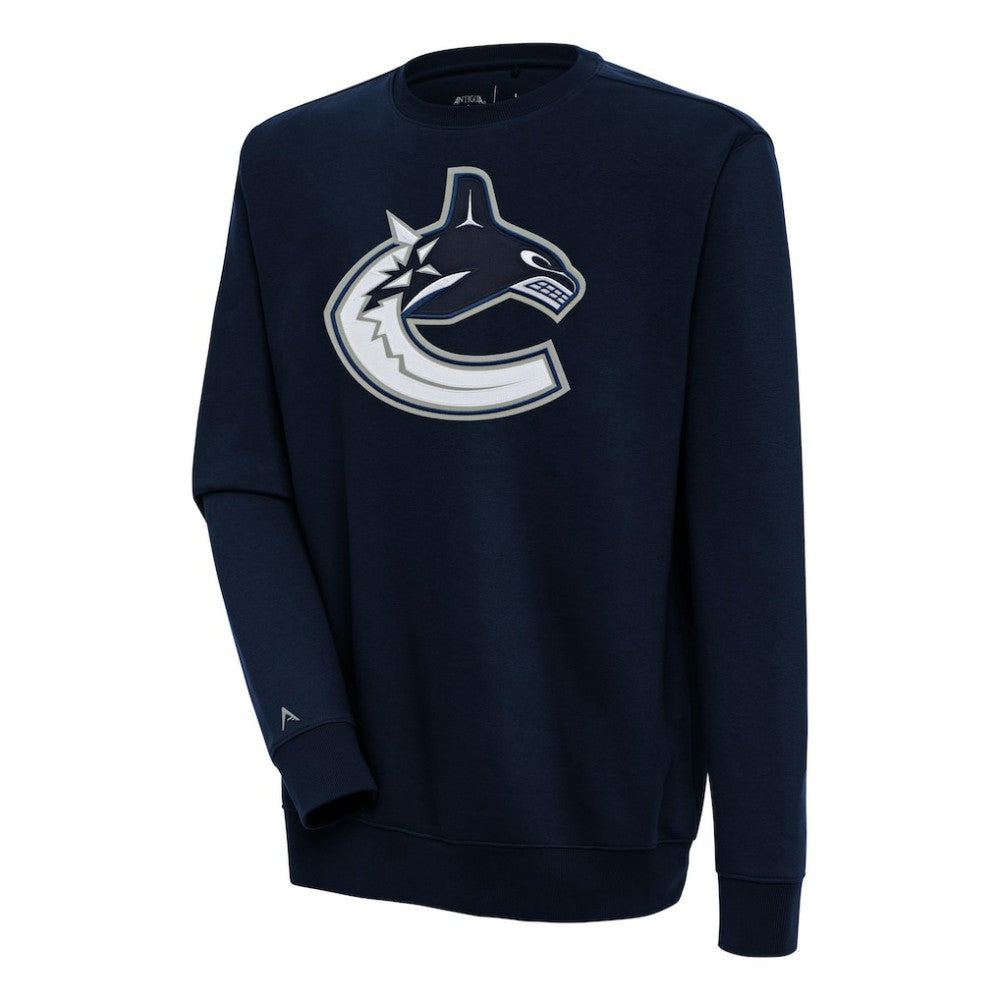 NHL Vancouver Canucks Antigua Victory Pullover Sweatshirt - Navy