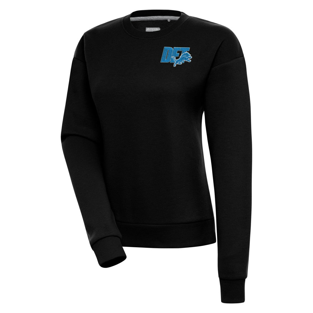 Detroit Lions Antigua Women's Victory Pullover Sweatshirt Black
