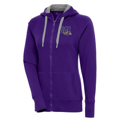 Baltimore Ravens Antigua Women's Victory Full-Zip Hoodie Purple