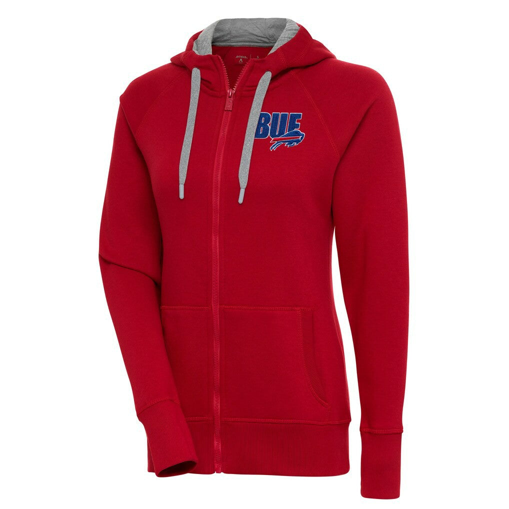 Buffalo Bills Antigua Women's Victory Full-Zip Hoodie Red