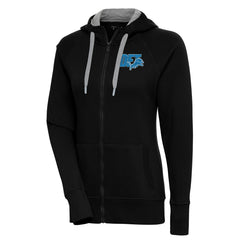 Detroit Lions Antigua Women's Victory Full-Zip Hoodie Black