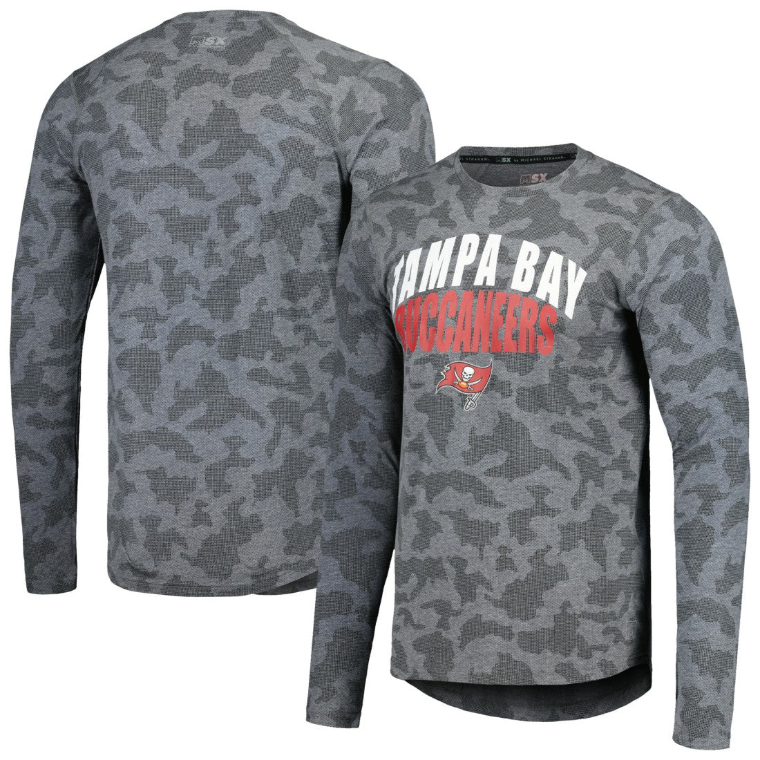 Tampa Bay Buccaneers Starter Long Sleeve T-Shirt Heather Charcoal