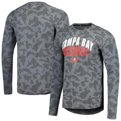 Tampa Bay Buccaneers Starter Long Sleeve T-Shirt Heather Charcoal