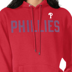 Philadelphia Phillies G-III 4Her by Carl Banks Women's Dot Print Pullover Hoodie - Red Hoodies