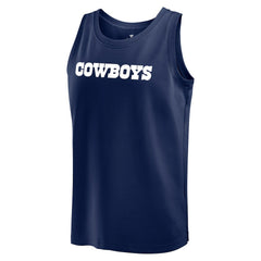 Dallas Cowboys Elements Tank Top Navy