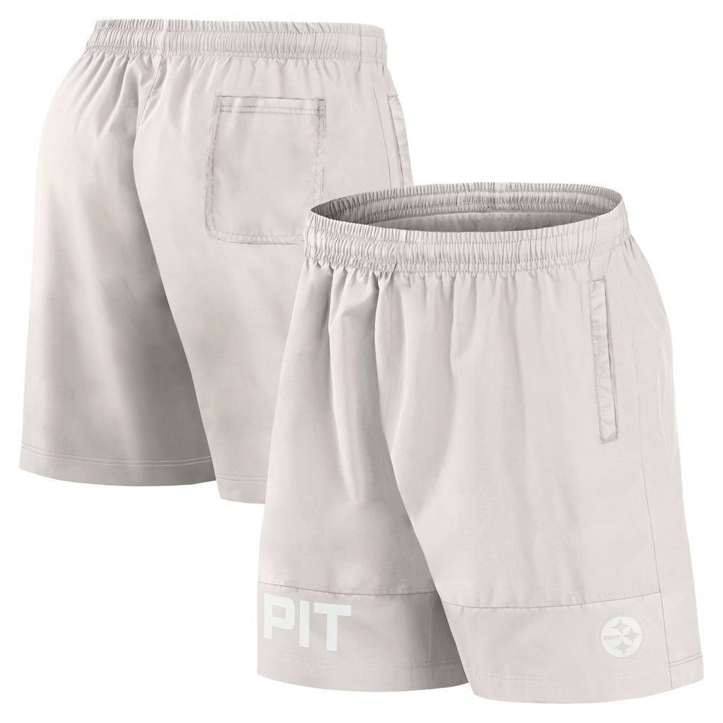 Pittsburgh Steelers Elements Shorts Cream