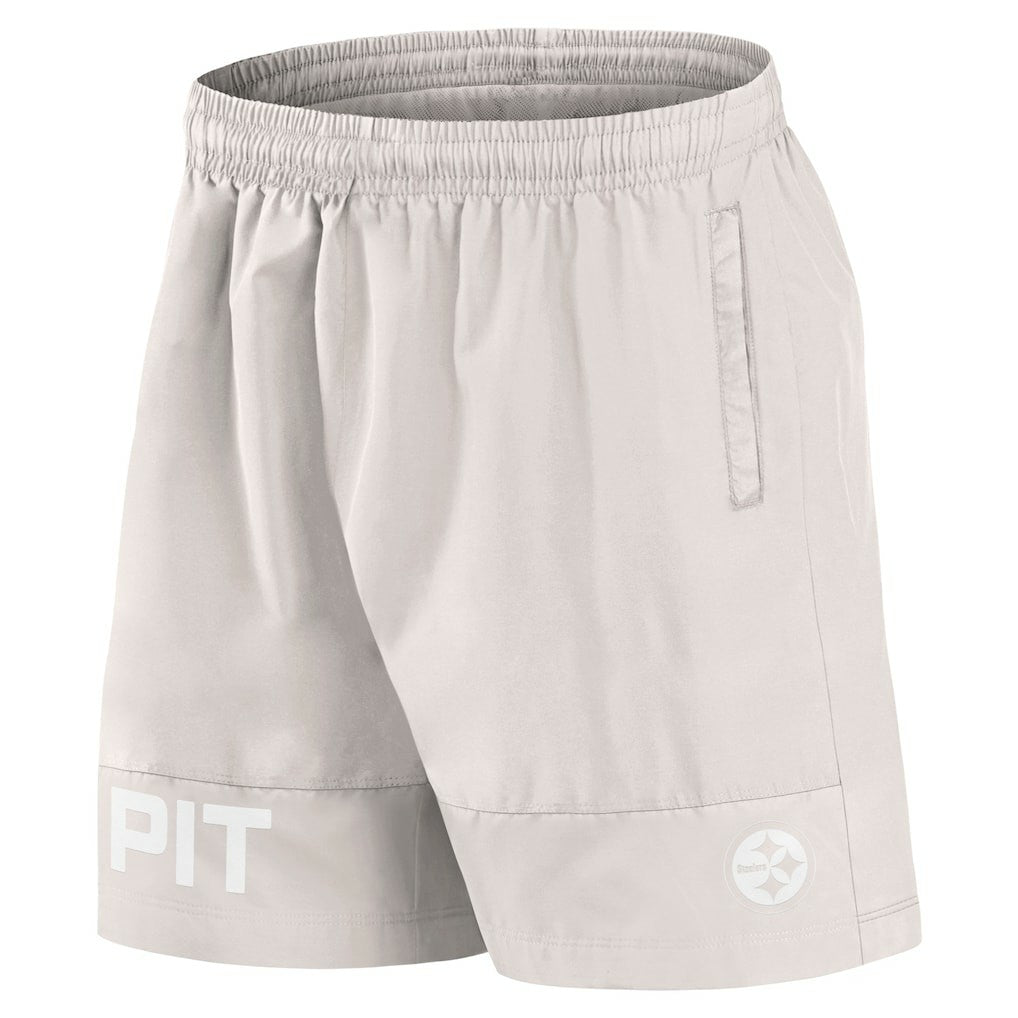 Pittsburgh Steelers Elements Shorts Cream