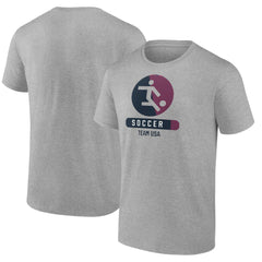 US Soccer Radiating Victory T-Shirt Heather Gray shop