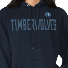 Minnesota Timberwolves G-III 4Her by Carl Banks Women's Dot Print Pullover Hoodie Navy