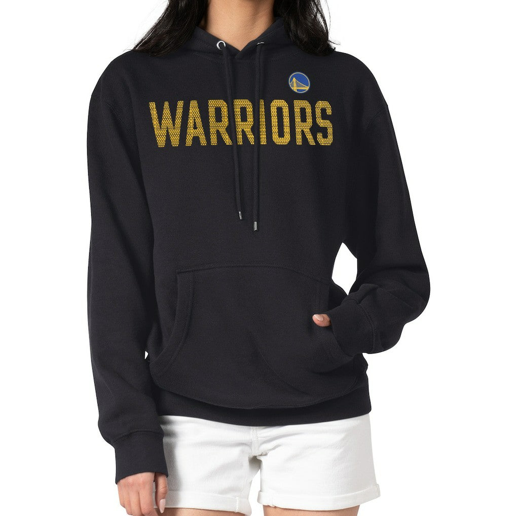 Golden State Warriors G-III 4Her by Carl Banks Women's Dot Print Pullover Hoodie Black
