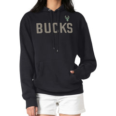 Milwaukee Bucks G-III 4Her by Carl Banks Women's Dot Print Pullover Hoodie Black