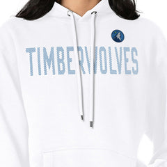 Minnesota Timberwolves G-III 4Her by Carl Banks Women's Dot Print Pullover Hoodie White