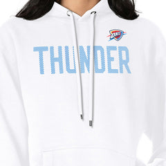 Oklahoma City Thunder G-III 4Her by Carl Banks Women's Dot Print Pullover Hoodie White