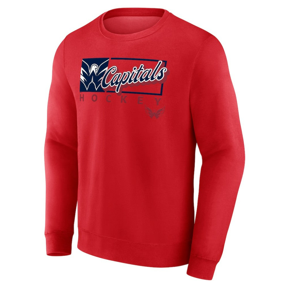 NHL Washington Capitals Fanatics Focus Fleece Pullover Sweatshirt - Red