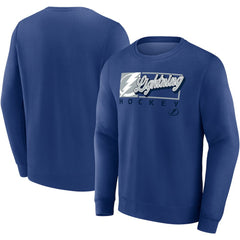 NHL Tampa Bay Lightning Fanatics Focus Fleece Pullover Sweatshirt - Blue