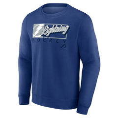 NHL Tampa Bay Lightning Fanatics Focus Fleece Pullover Sweatshirt - Blue