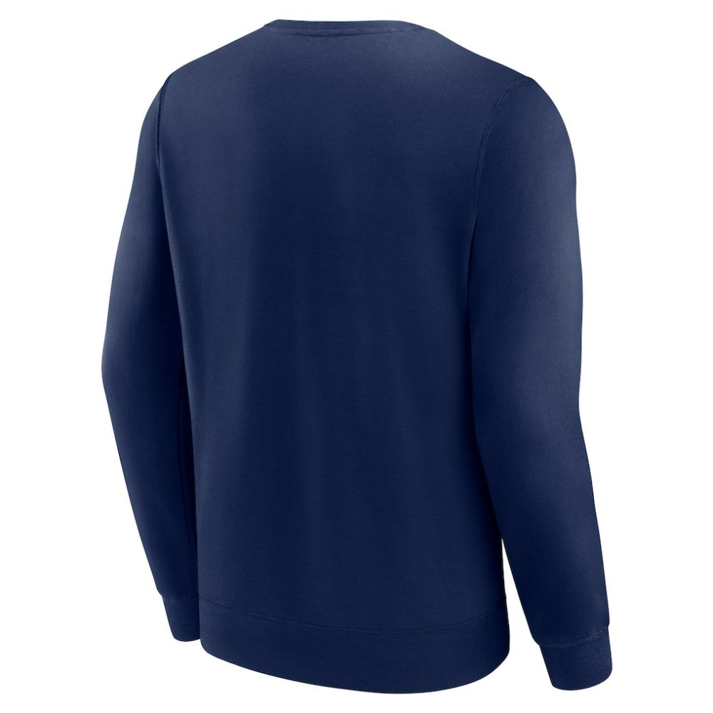 NHL Seattle Kraken Fanatics Focus Fleece Pullover Sweatshirt - Deep Sea Blue