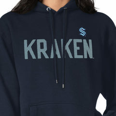 NHL Seattle Kraken G-III 4Her by Carl Banks Women's Dot Print Pullover Hoodie - Navy