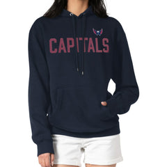 NHL Washington Capitals G-III 4Her by Carl Banks Women's Dot Print Pullover Hoodie - Navy