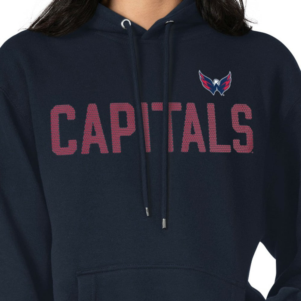 NHL Washington Capitals G-III 4Her by Carl Banks Women's Dot Print Pullover Hoodie - Navy