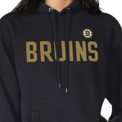 NHL Boston Bruins G-III 4Her by Carl Banks Women's Dot Print Pullover Hoodie - Black