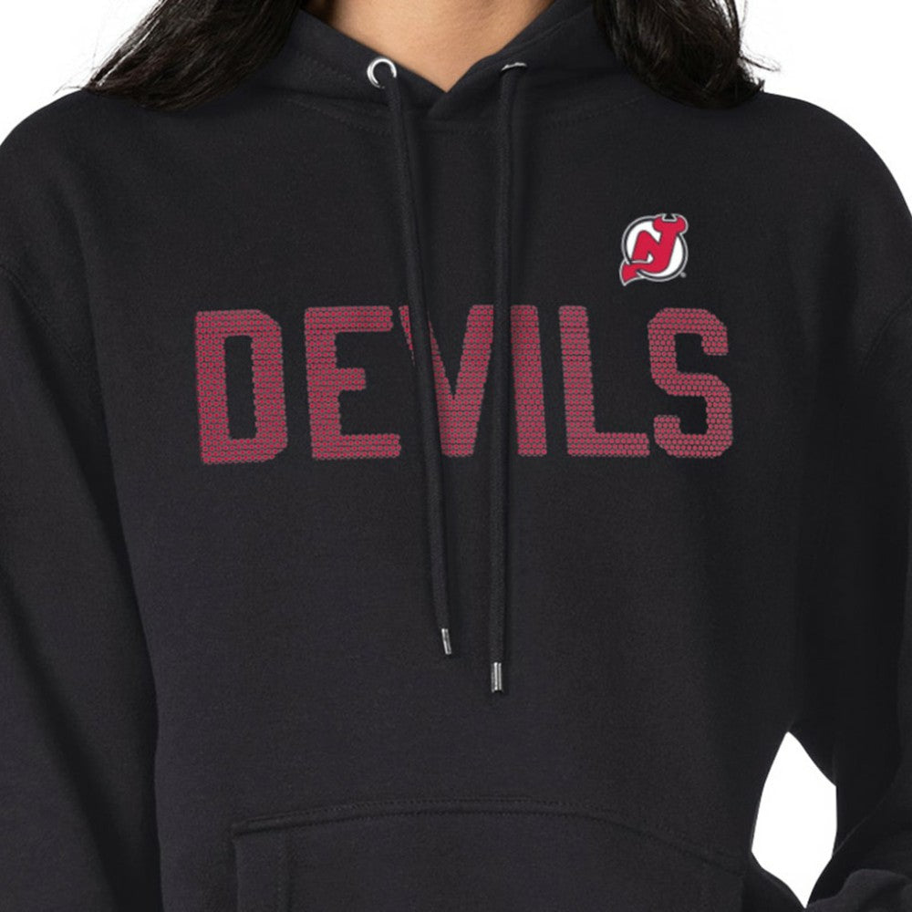 NHL New Jersey Devils G-III 4Her by Carl Banks Women's Dot Print Pullover Hoodie - Black