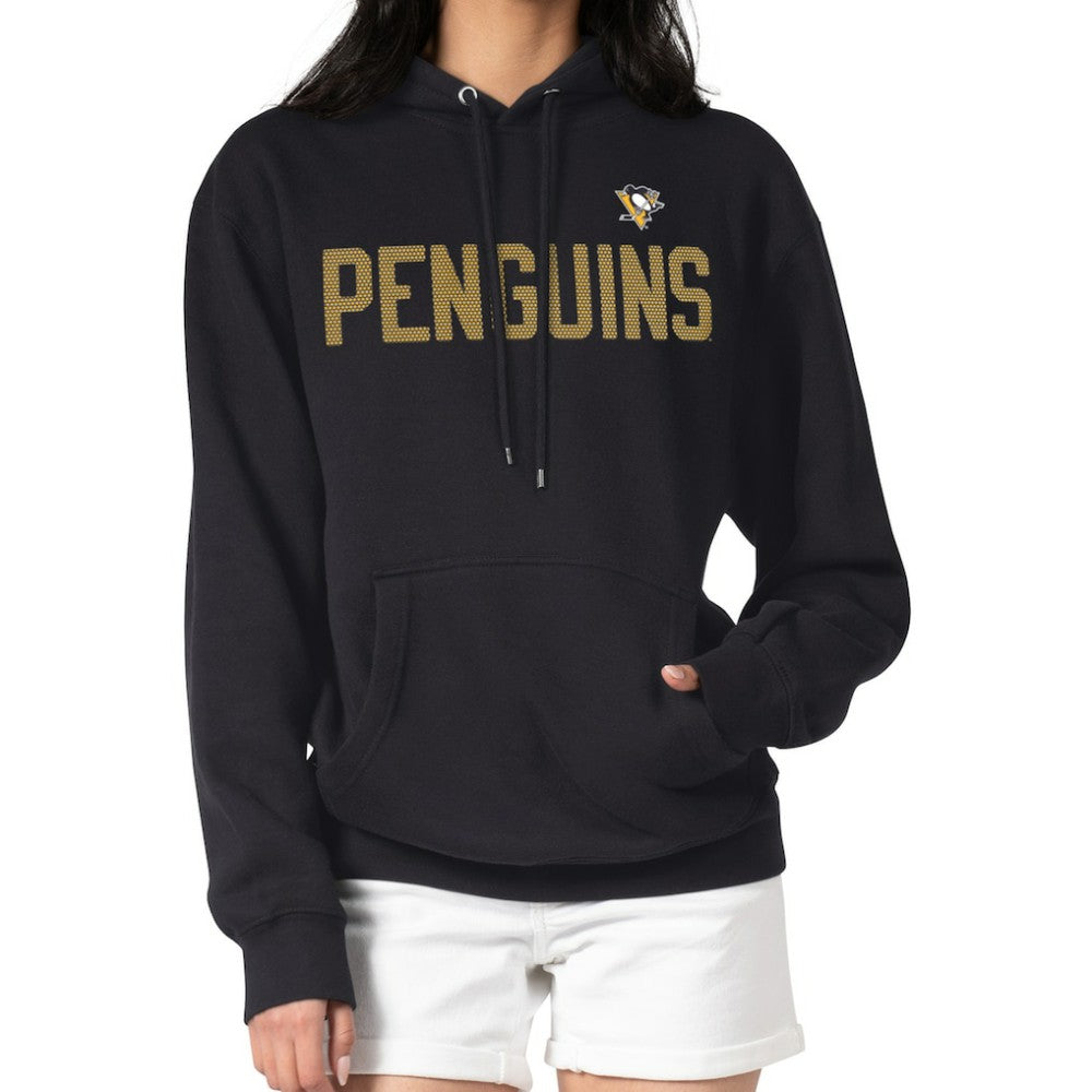 NHL Pittsburgh Penguins G-III 4Her by Carl Banks Women's Dot Print Pullover Hoodie - Black