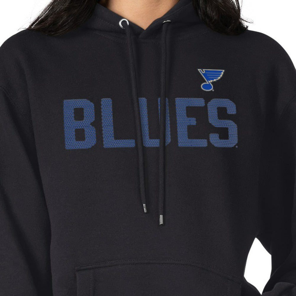 NHL St. Louis Blues G-III 4Her by Carl Banks Women's Dot Print Pullover Hoodie - Black