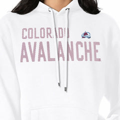 NHL Colorado Avalanche G-III 4Her by Carl Banks Women's Dot Print Pullover Hoodie - White