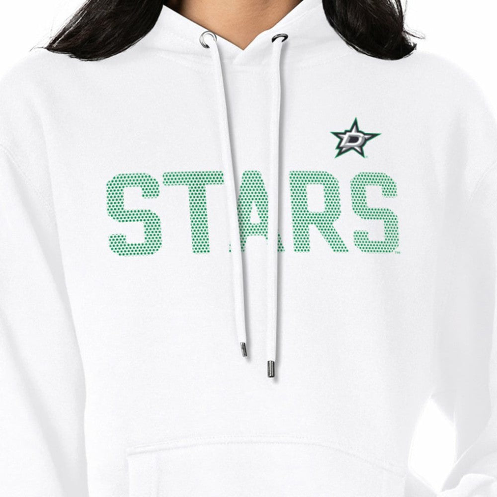 NHL Dallas Stars G-III 4Her by Carl Banks Women's Dot Print Pullover Hoodie - White