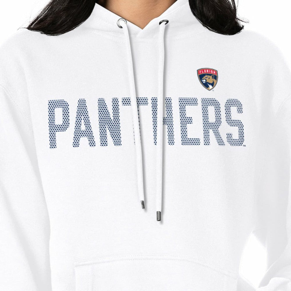 NHL Florida Panthers G-III 4Her by Carl Banks Women's Dot Print Pullover Hoodie - White