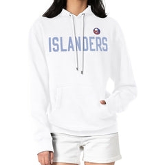 NHL New York Islanders G-III 4Her by Carl Banks Women's Dot Print Pullover Hoodie - White