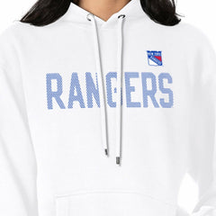 NHL New York Rangers G-III 4Her by Carl Banks Women's Dot Print Pullover Hoodie - White