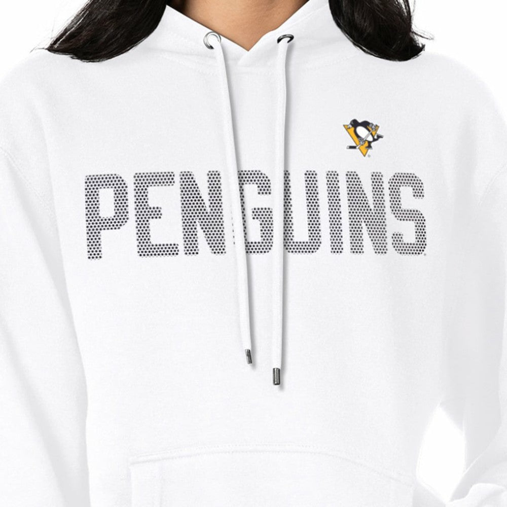 NHL Pittsburgh Penguins G-III 4Her by Carl Banks Women's Dot Print Pullover Hoodie - White