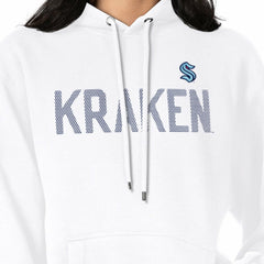 NHL Seattle Kraken G-III 4Her by Carl Banks Women's Dot Print Pullover Hoodie - White