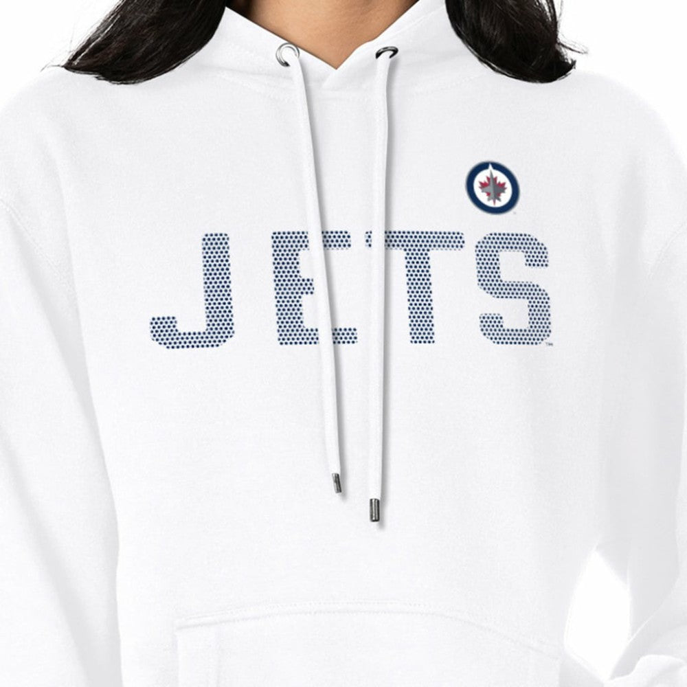 NHL Winnipeg Jets G-III 4Her by Carl Banks Women's Dot Print Pullover Hoodie - White