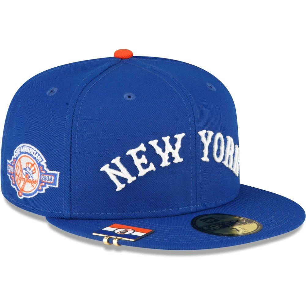 New York Yankees New Era City Flag 59FIFTY Fitted Hat - Royal Hats