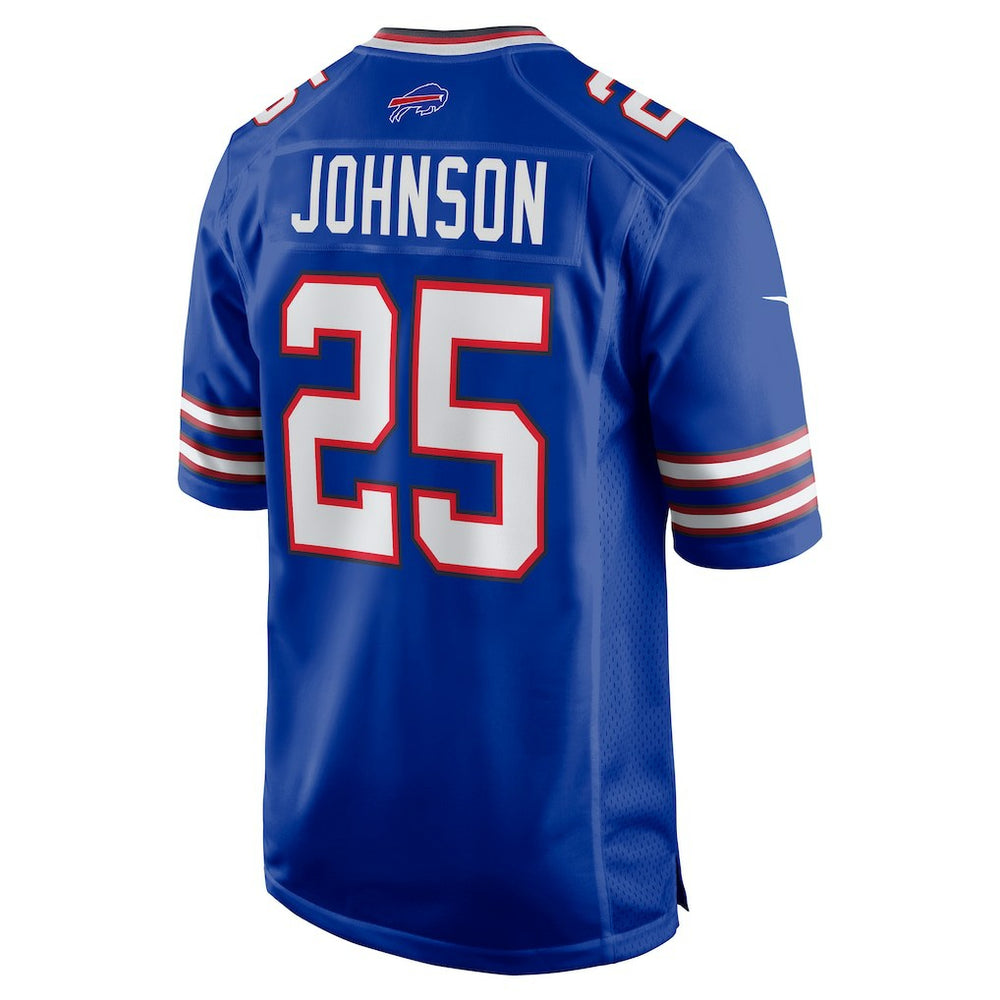 Ty Johnson Buffalo Bills Team Game Jersey Royal